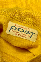 Cargar imagen en el visor de la galería, 1950’S POST MFG NEW YORK MADE IN USA THRASHED L/S ATHLETIC T-SHIRT MEDIUM
