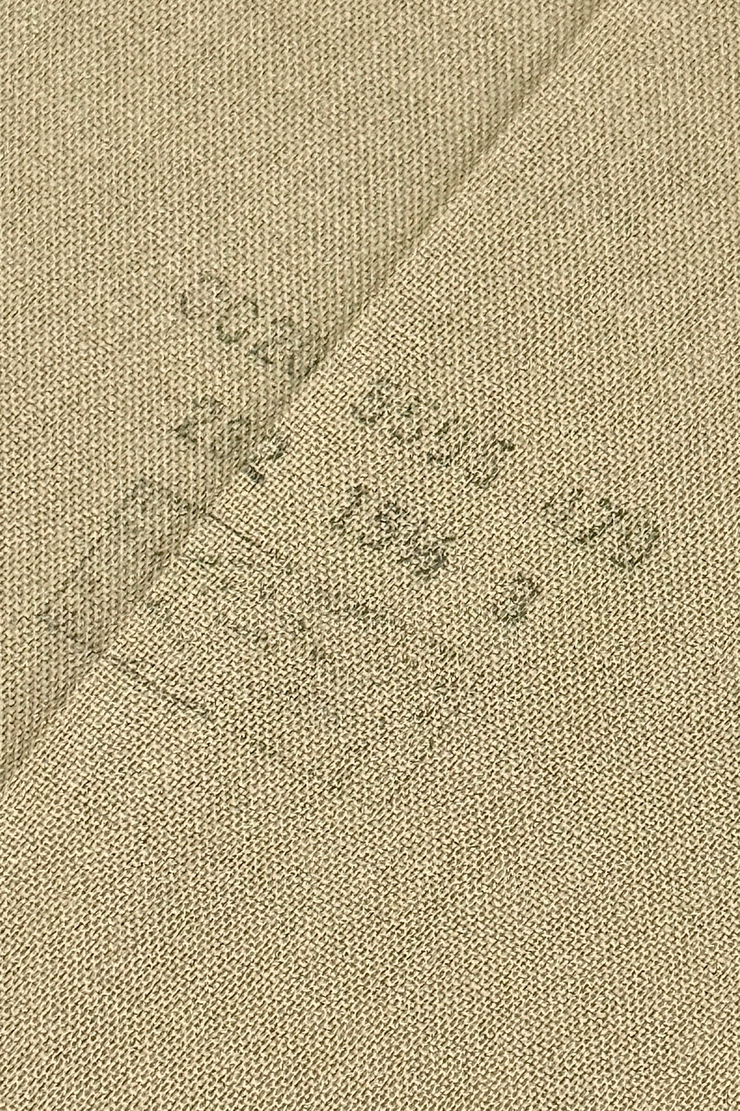 1970’S CRESTFIELD UNION MADE IN USA DRAPEY RAYON USMC L/S B.D. SHIRT MEDIUM