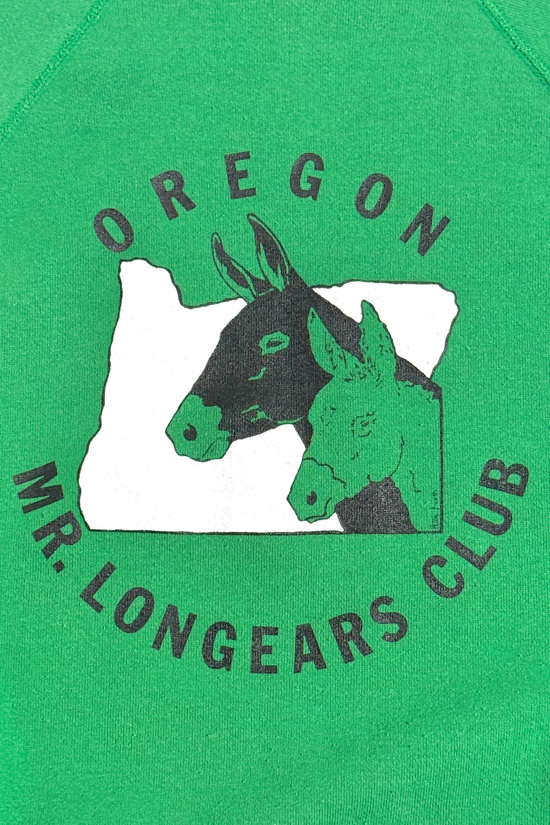 1980’S ASS CLUB MADE IN USA RAGLAN SLEEVE CREWNECK SWEATER LARGE