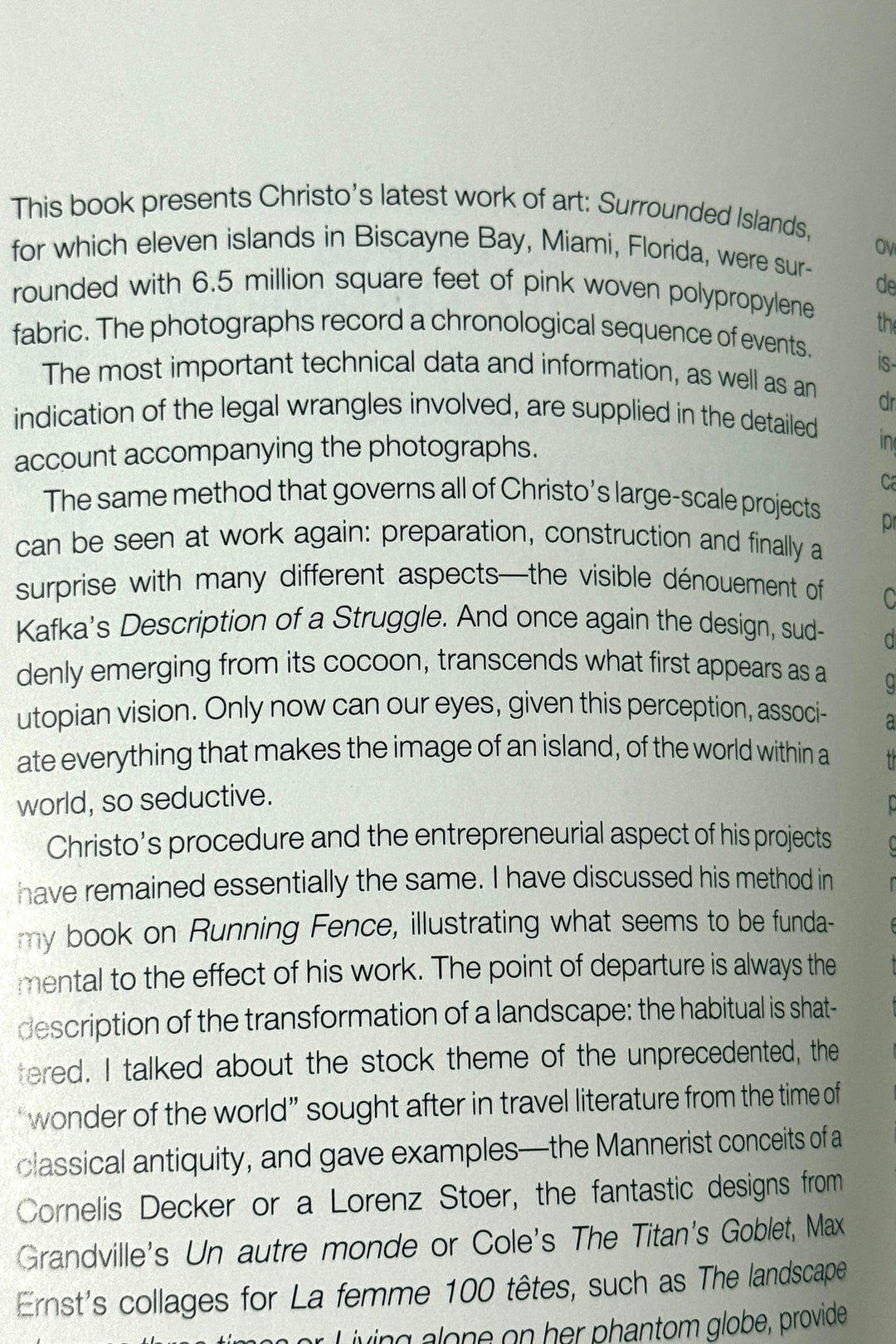 CHRISTO SURROUNDED ISLANDS ART BOOK