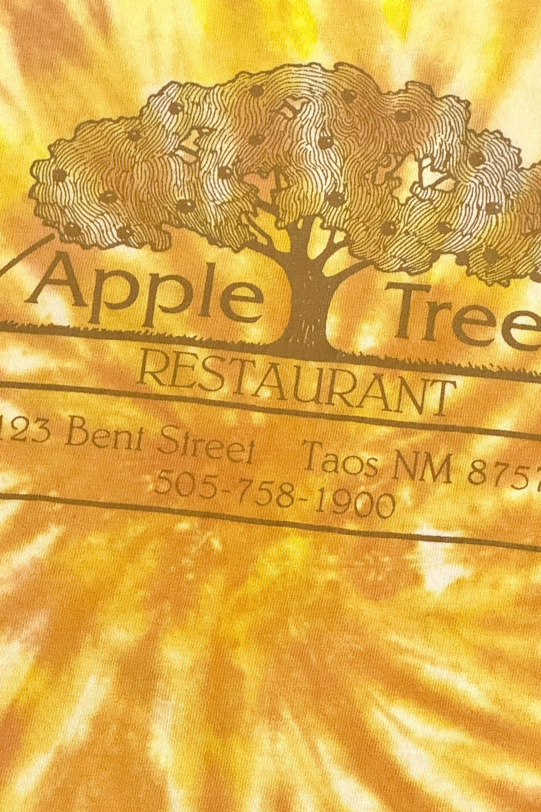 1990’S TAOS MADE IN USA CROPPED TIE DYE L/S T-SHIRT LARGE