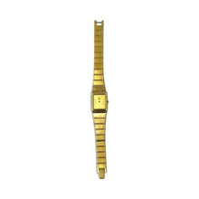 Load image into Gallery viewer, 1980’S SEIKO GOLD FACE RECTANGLE WOMEN’S WRISTWATCH
