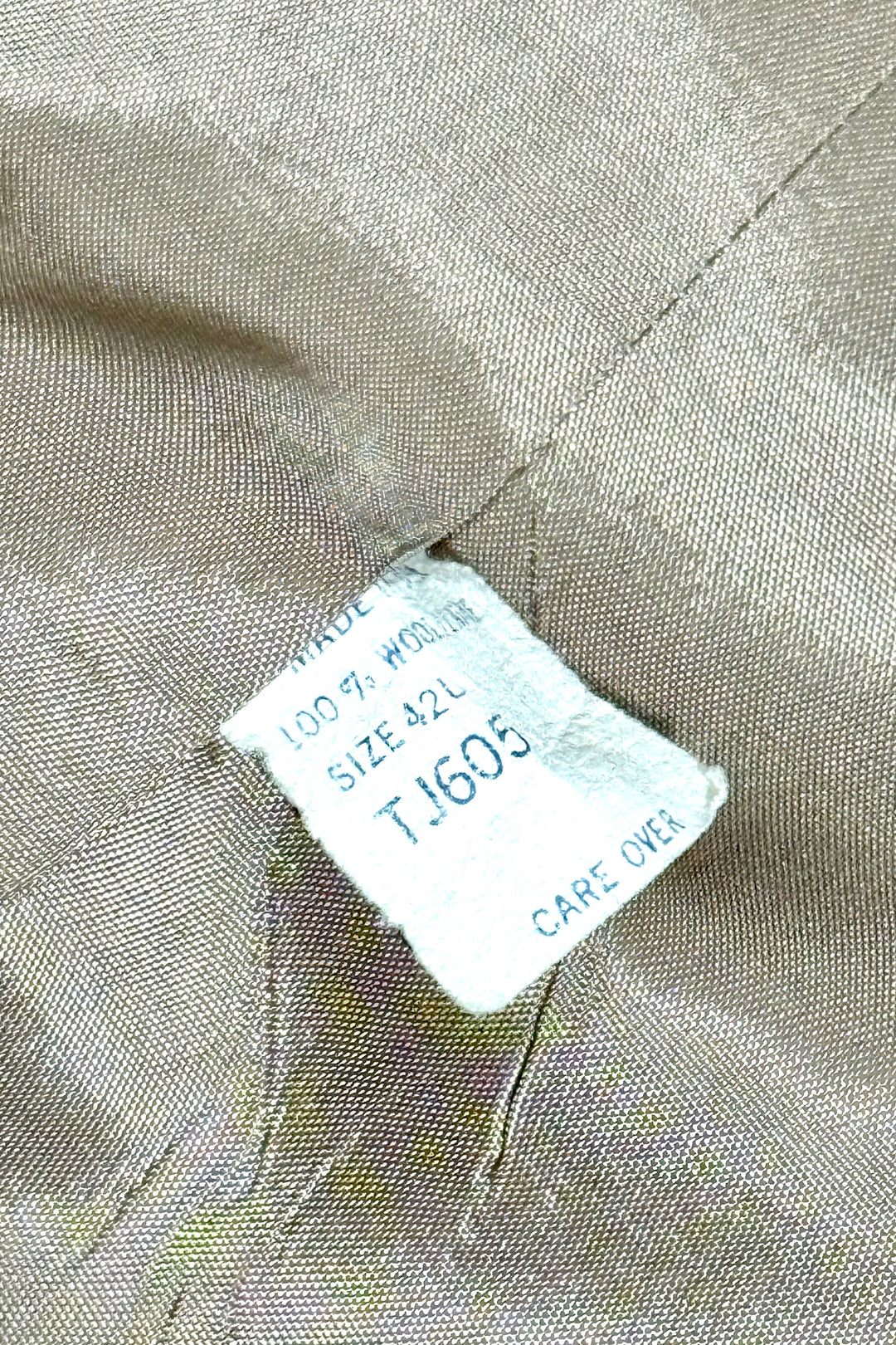 1970’S PANHANDLE SLIM MADE IN USA WESTERN HERRINGBONE WOOL TWEED FLARED LEG SUIT 42R