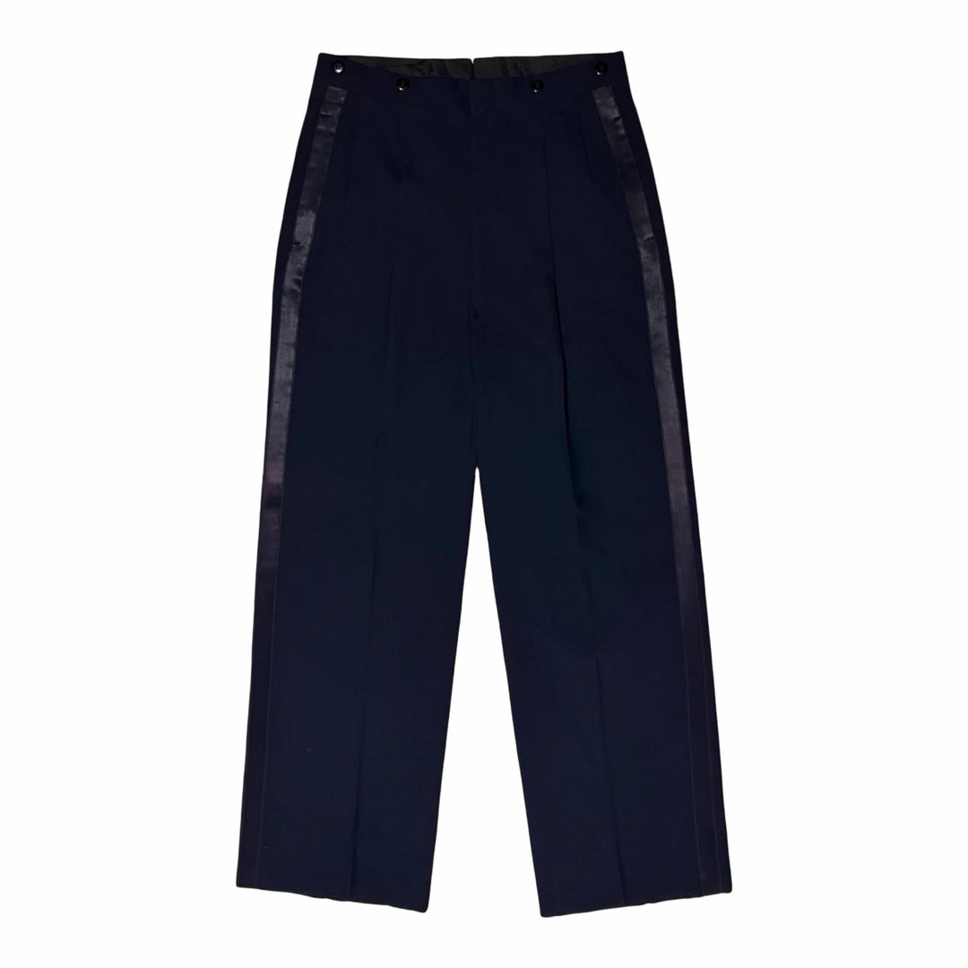 After Six tuxedo trousers back with satin stripe