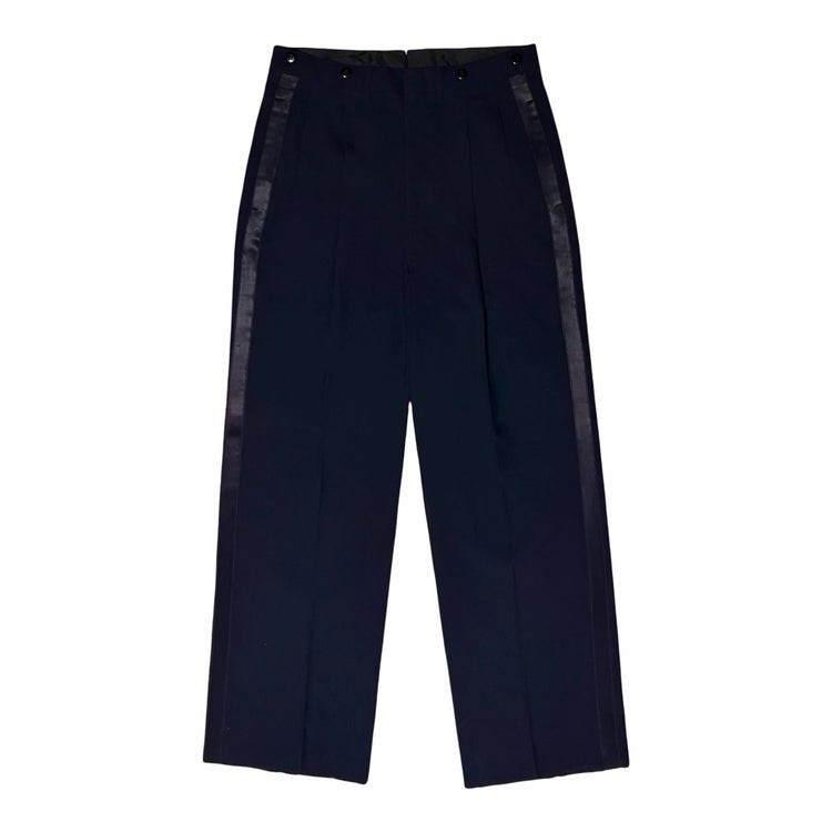 After Six tuxedo trousers back with satin stripe