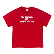 Cargar imagen en el visor de la galería, 1990’S CONFUSED MADE IN USA SINGLE STITCH T-SHIRT LARGE
