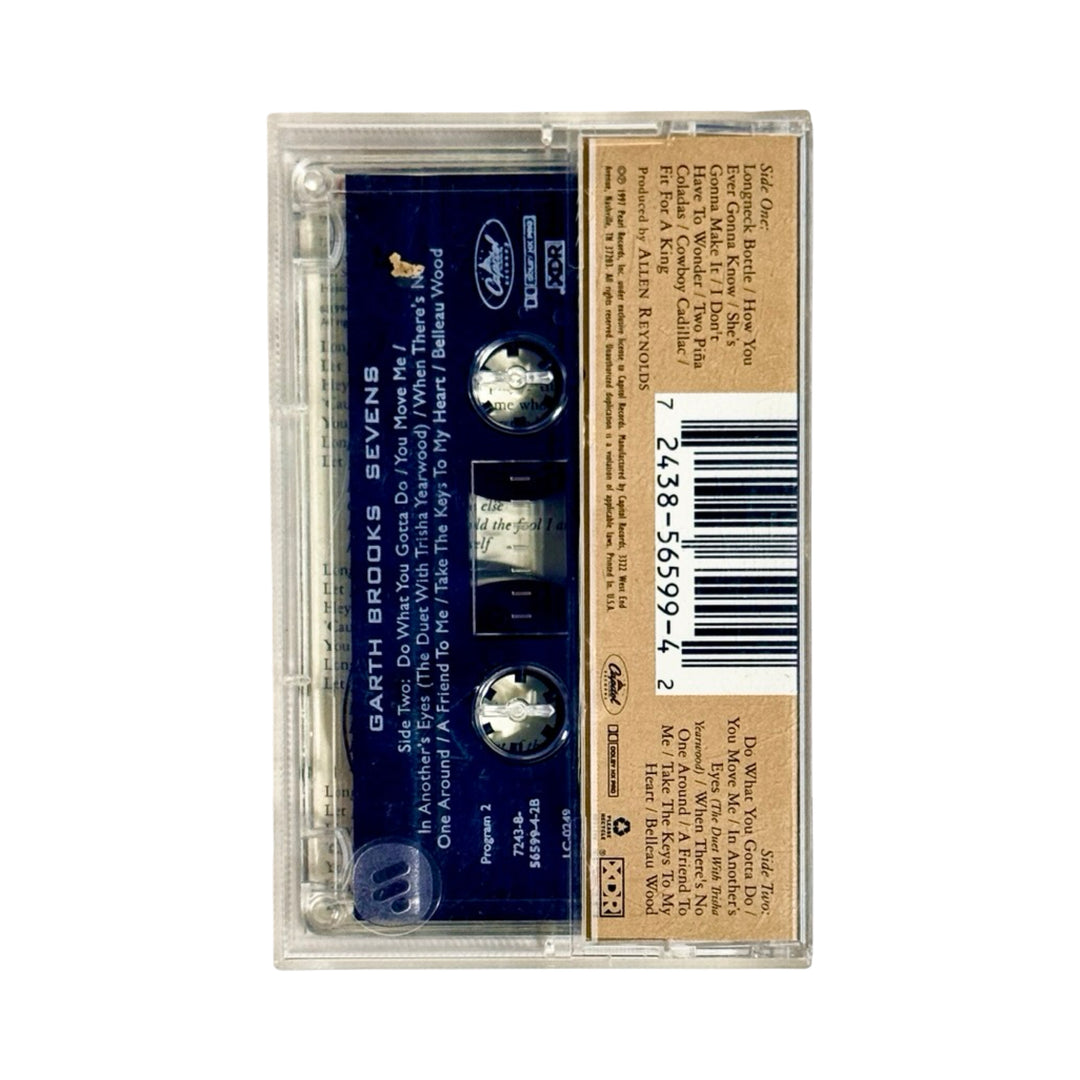 GARTH BROOKS SEVEN CASSETTE TAPE