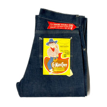 Load image into Gallery viewer, 1950’S DEADSTOCK COMANCHE MADE IN USA SANFORIZED DOUBLE KNEE WESTERN DENIM JEANS 28 X 30
