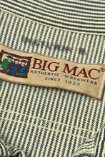 Cargar imagen en el visor de la galería, 1990’S BIG MAC MADE IN USA HICKORY STRIPE DENIM L/S B.D. WORK SHIRT XX-LARGE
