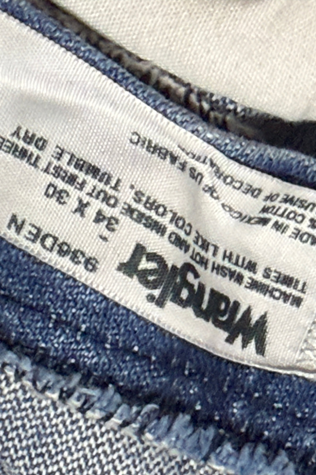 2000’S WRANGLER 936DEN FADED PERFECT WASH BOOTCUT DENIM JEANS 32 X 28