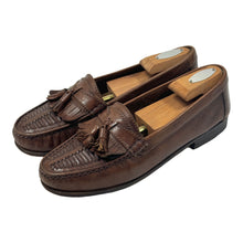 Load image into Gallery viewer, 1980’S GIORGIO BRUTINI MADE IN ITALY WOVEN TASSLE LOAFER 9
