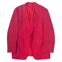 Load image into Gallery viewer, 1980’S CHIPP MADE IN USA PINK LINEN SUIT JACKET 44R
