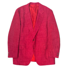 Cargar imagen en el visor de la galería, 1980’S CHIPP MADE IN USA PINK LINEN SUIT JACKET 44R
