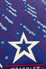 Load image into Gallery viewer, 1990’S WRANGLER MADE IN USA PATRIOT BLUE COLORFAST BANDANA
