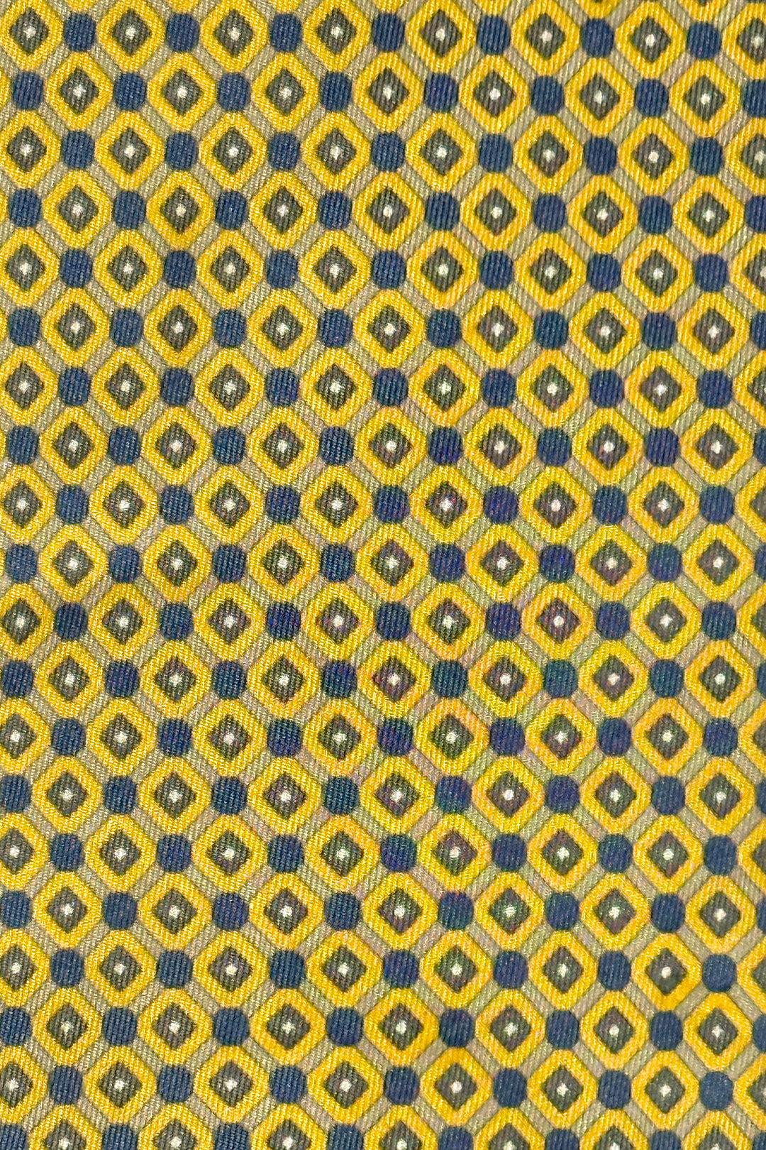 1990’D LANDS’ END MADE IN USA 100% ITALIAN SILK PRINTED NECKTIE