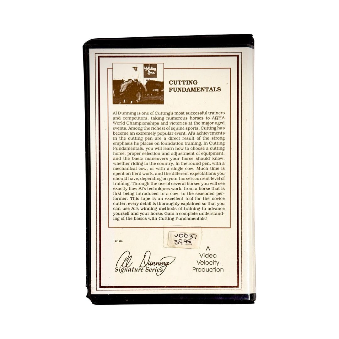 CUTTING FUNDAMENTALS VHS VIDEO TAPE
