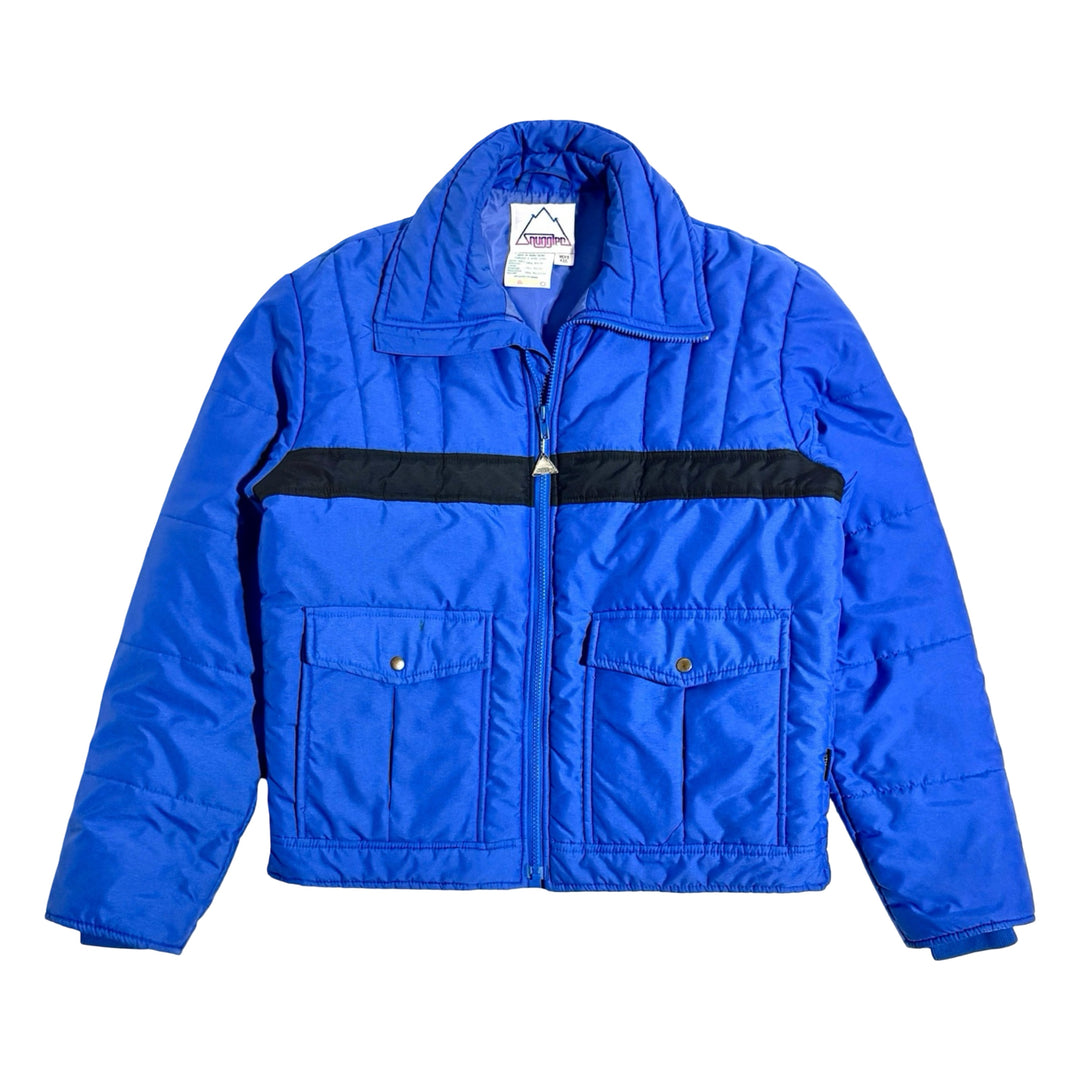 1970’S SNUGGLER CROPPED QUILTED INSULATED SKI JACKET LARGE
