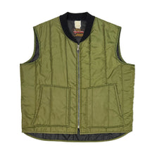 Load image into Gallery viewer, 1970’S WALLS BLIZZARD-PRUF®️ MADE IN USA CROPPED QUILTED WORKWEAR VEST XX-LARGE
