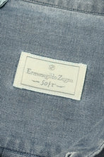 Load image into Gallery viewer, 1990’S ZEGNA MADE IN ITALY CHAMBRAY MANDARIN COLLAR L/S B.D. SHIRT XX-LARGE
