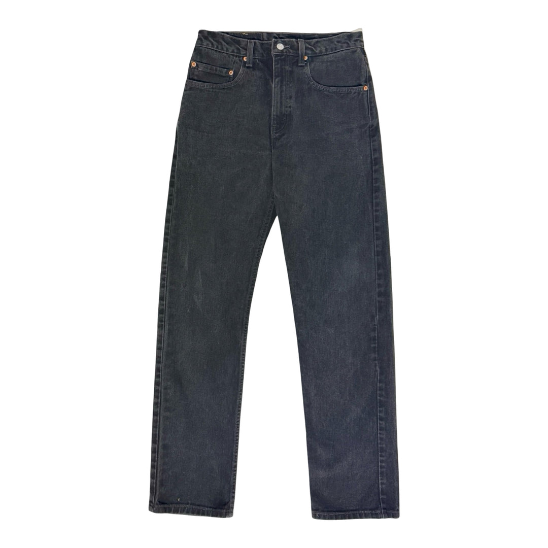 1990’S LEVI’S 505 FADE BLACK STRAIGHT LEG DENIM JEANS 30 X 32