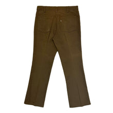 Load image into Gallery viewer, 1970’S LEVI’S MADE IN USA STAPREST 517 BROWN WESTERN BOOTCUT PANTS 32 X 28
