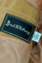 Cargar imagen en el visor de la galería, 1970’S BRAD WHITNEY MADE IN USA WESTERN SUEDE PATCHED CORDUROY SUIT JACKET BLAZER 42R
