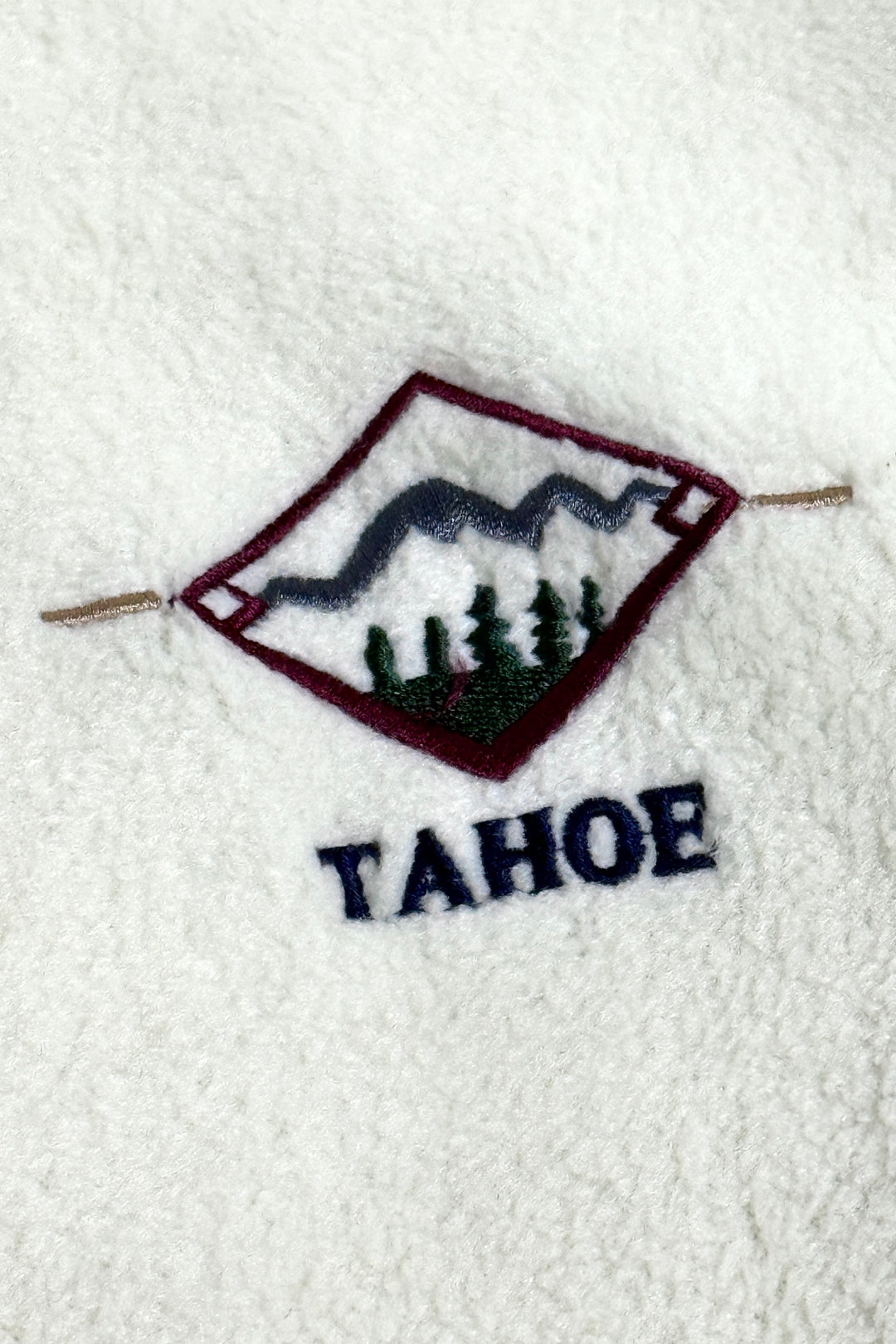 1990’S TAHOE ACTIVEWEAR MADE IN USA SHERPA FLEECE ZIP SWEATER X-LARGE