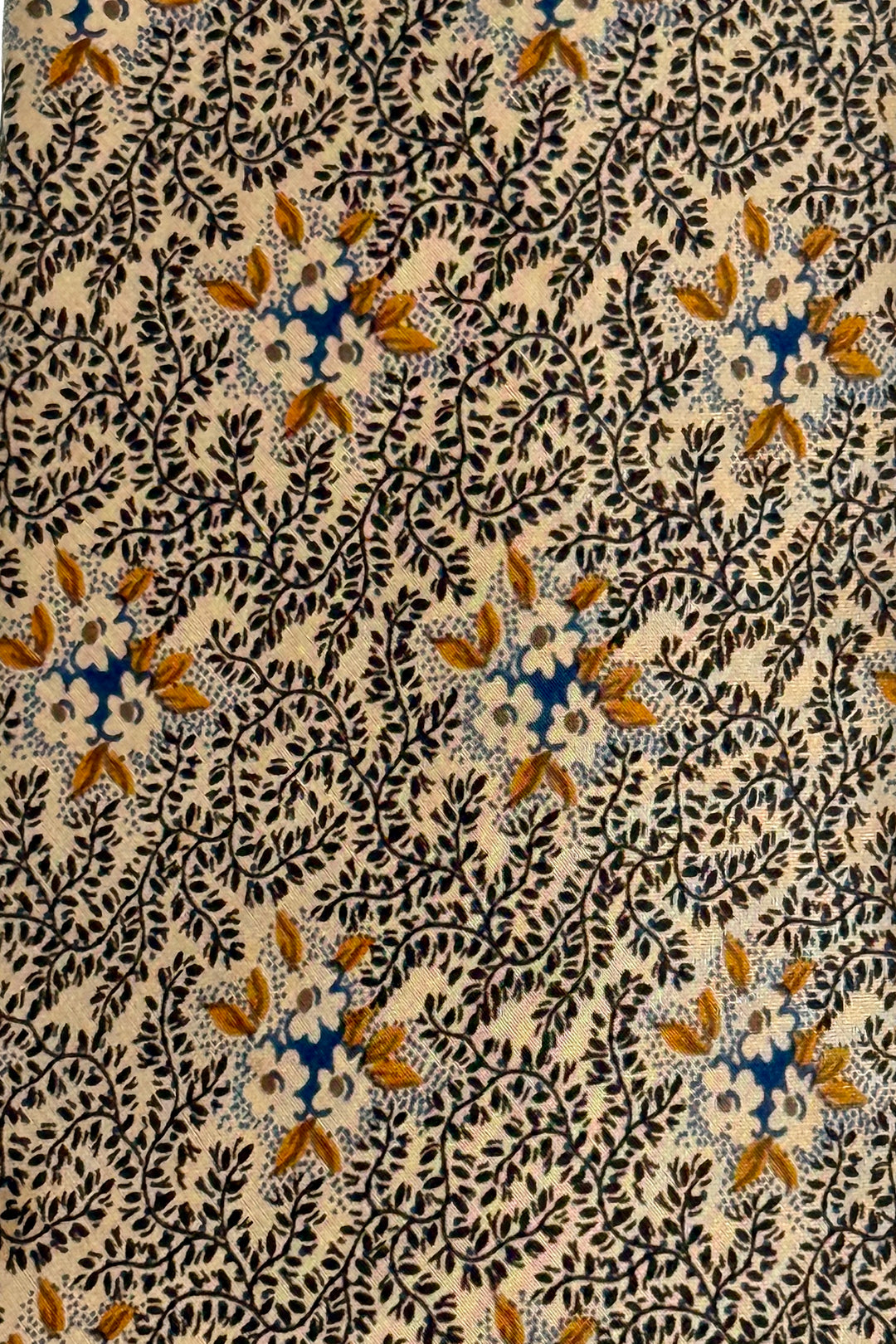 1970’S JC PENNEY MADE IN USA 100% SILK FLORAL PRINT NECKTIE