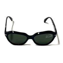 Cargar imagen en el visor de la galería, 2000’S DEADSTOCK PERSOL 0582 MADE IN ITALY BLACK ACETATE SUNGLASSES
