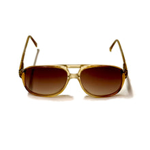Load image into Gallery viewer, 1960’S COWBOY FLEX MADE IN FRANCE GRADIENT SMOKE ACETATE AVIATOR SUNGLASSES
