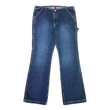 Load image into Gallery viewer, 2000’S TOMMY HILFIGER LOW RISE Y2K FLARED LEG CARPENTER DENIM JEANS WOMEN&#39;S 32 X 30
