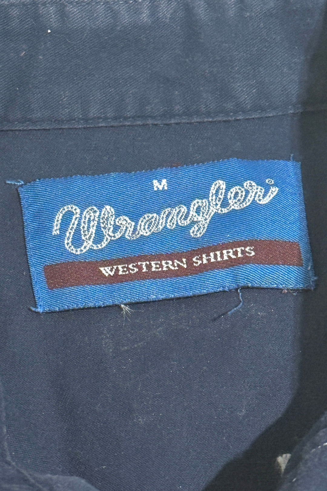 1990’S WRANGLER MADE IN USA COLORBLOCK WESTERN PEARL SNAP L/S B.D. SHIRT LARGE