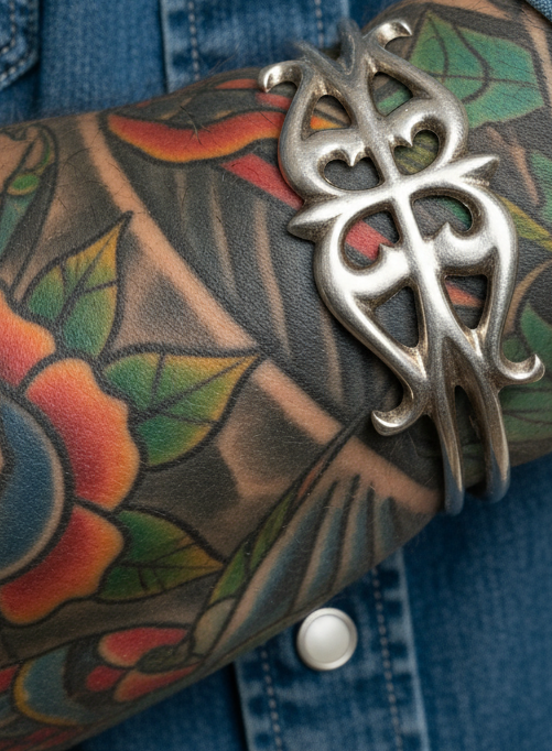 1960’S .925 NAVAJO SAND CASTED STERLING SILVER CUFF BRACELET