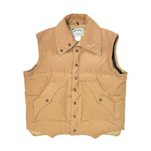 Cargar imagen en el visor de la galería, 1970’S SCHOTT MADE IN USA CROPPED GOOSE DOWN QUILTED ZIP OFF VEST JACKET LARGE
