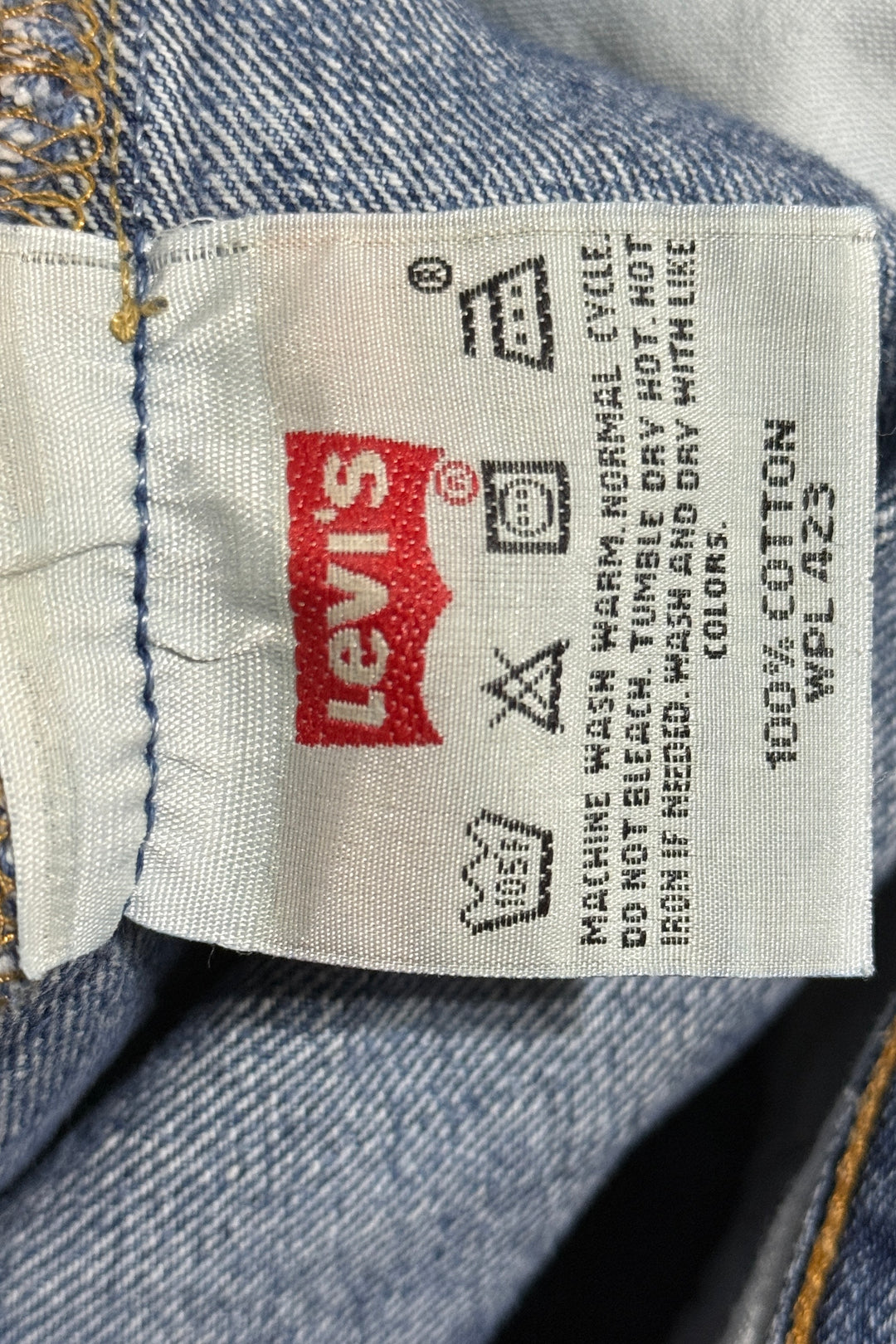 1990’S LEVI’S 501 PERFECT LIGHT WASH DENIM JEANS 32 X 30