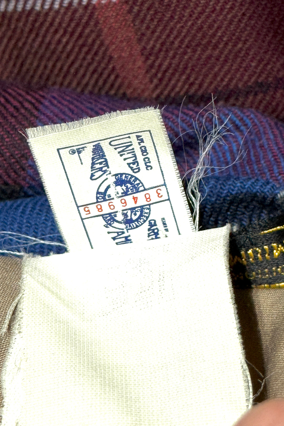 1970’S EDDIE BAUER UNION MADE IN USA QUILTED GOOSE DOWN LINED TRENCH COAT MEDIUM