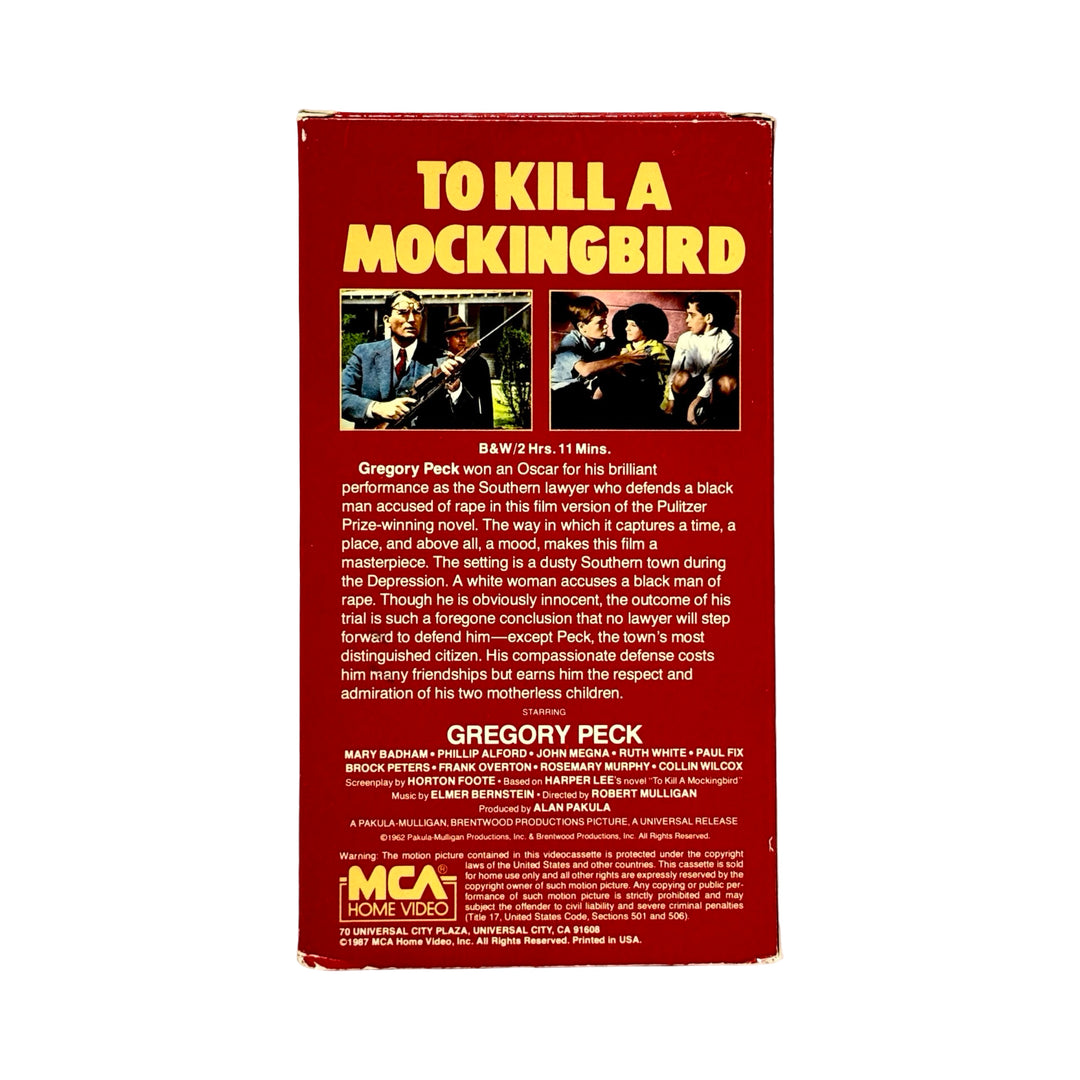 TO KILL A MOCKINGBIRD VHS TAPE – Mask Santa Fe