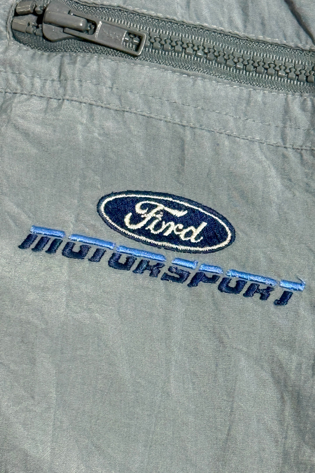 1980’S FORD MOTORSPORTS CROPPED ZIP RACING JACKET LARGE