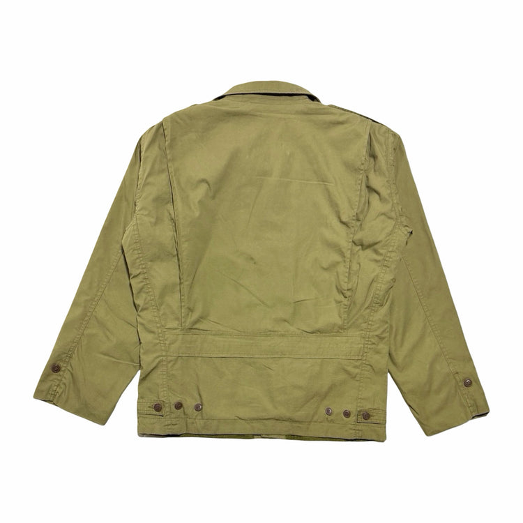 1970's German olive cropped field jacket large