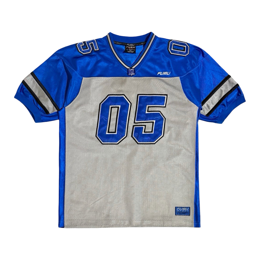 1990’S FUBU CLASSIC FOOTBALL “05” MESH S/S JERSEY SHIRT X-LARGE
