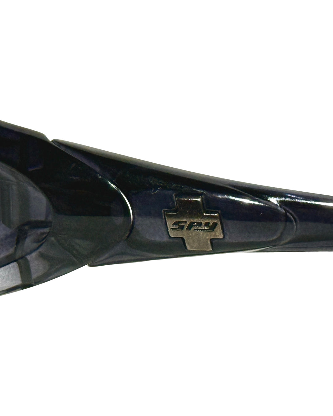 2000’S SPY OPTICS MADE IN ITALY WRAPAROUND GRADIENT TRANSLUCENT ACETATE & MIST LENSE SUNGLASSES