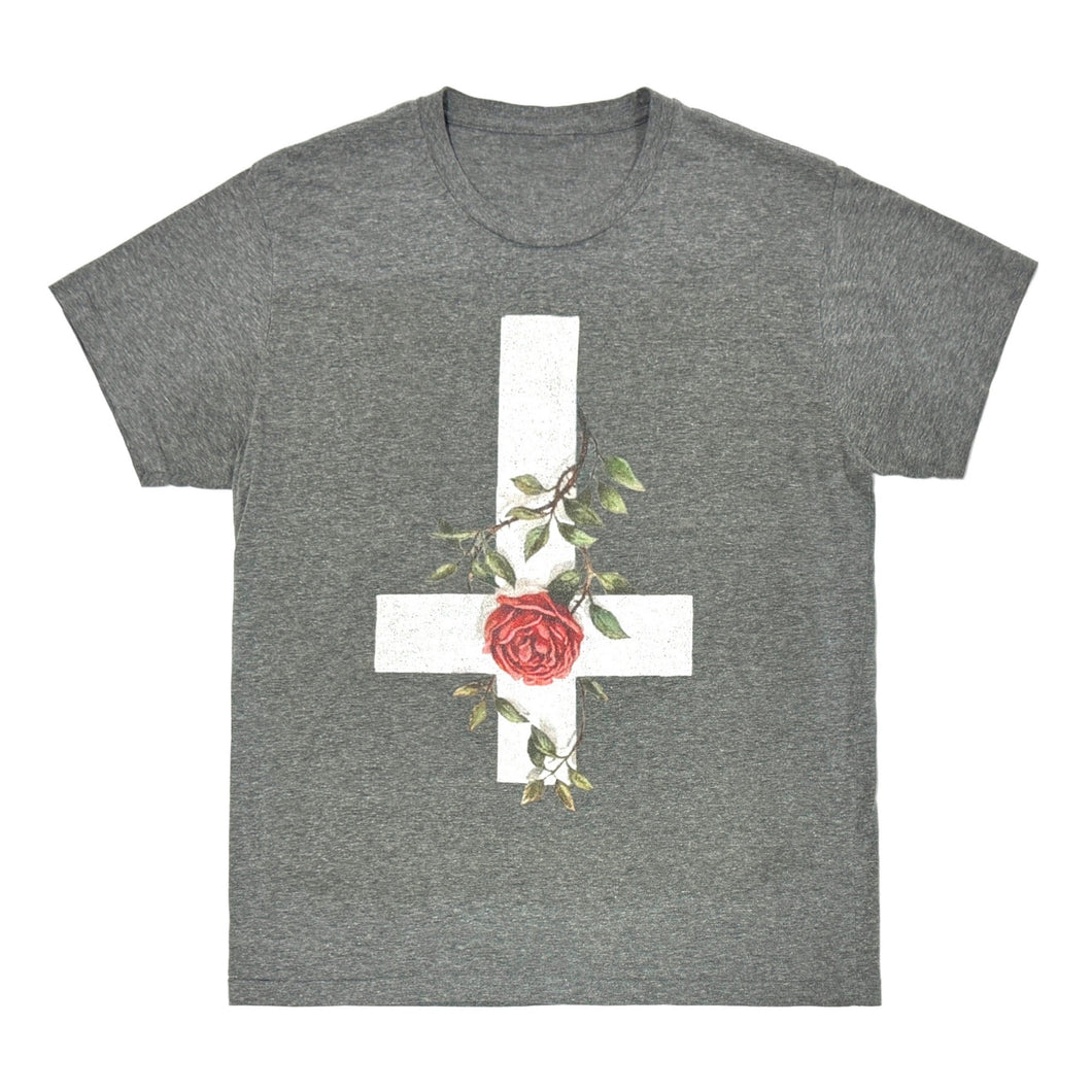 1990’S FLOWER CROSS MADE IN USA T-SHIRT MEDIUM