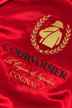 Load image into Gallery viewer, 1980’S COURVOISIER MADE IN USA REVERSIBLE SATIN BASEBALL JACKET X-LARGE
