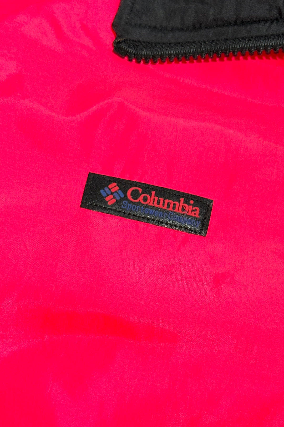 1990’S COLUMBIA CROPPED REVERSIBLE WINDBREAKER ZIP JACKET LARGE