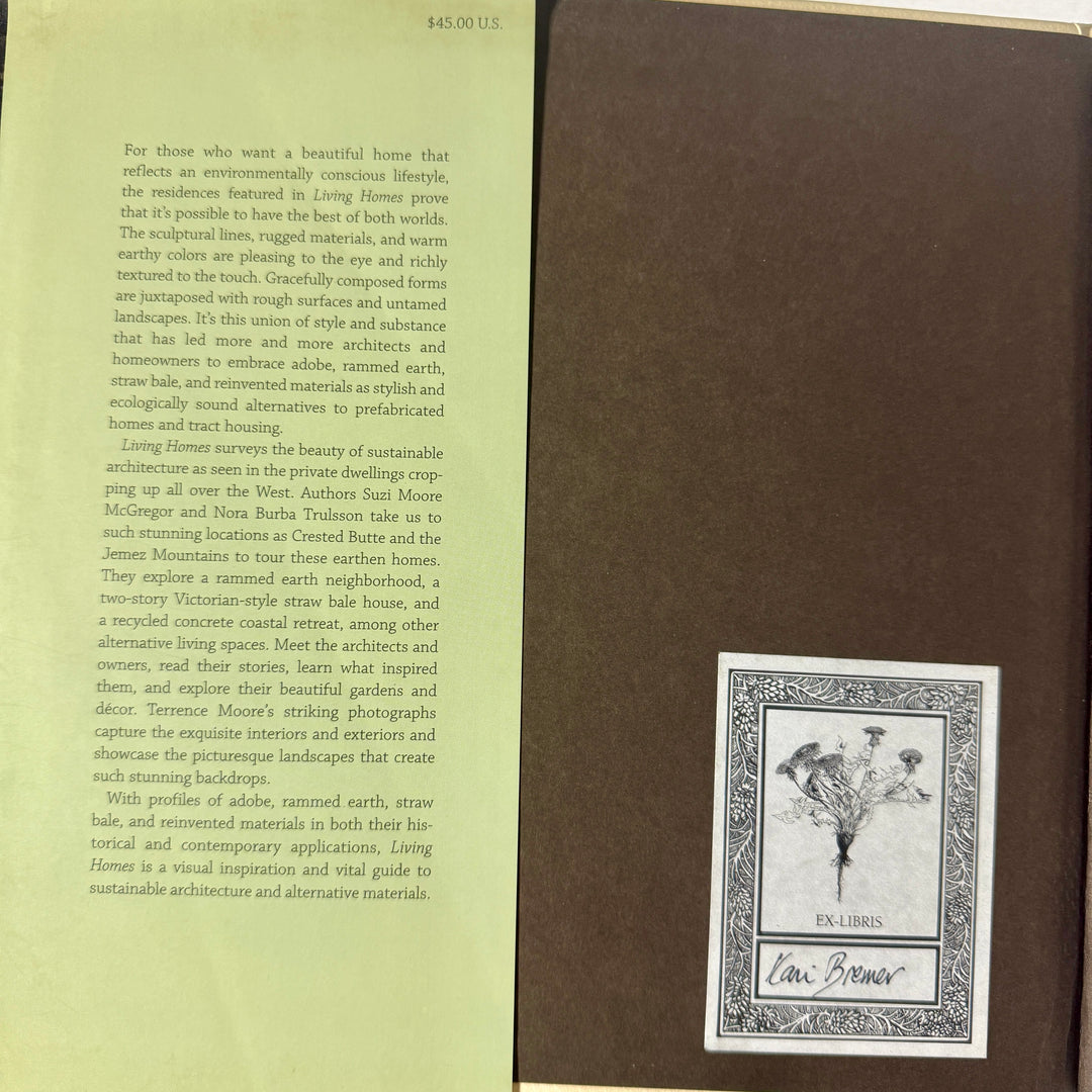 LIVING HOMES FIRST EDITION BOOK