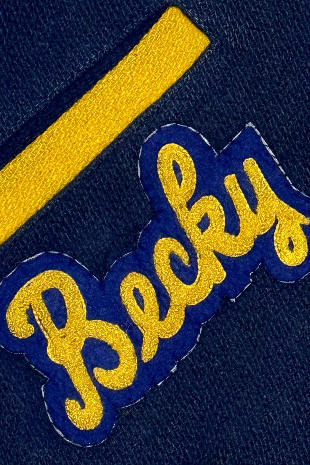 ARCHIVAL 1986 BUTWIN “SANTA FE HIGH DEMONS” SAILOR-COLLAR VARSITY JACKET SMALL/MEDIUM