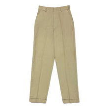Load image into Gallery viewer, 1960’S DEADSTOCK IVY LEAGUE MADE IN USA FLAT FRONT KHAKI CHINO PANTS 28 X 30
