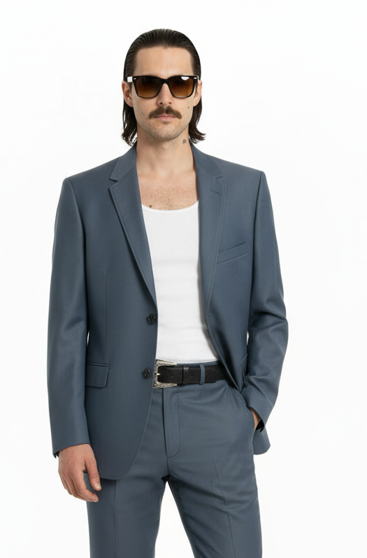 1950’S MARX MADE UNION MADE IN USA 🦈 GRAY SHARKSKIN SUIT 40R