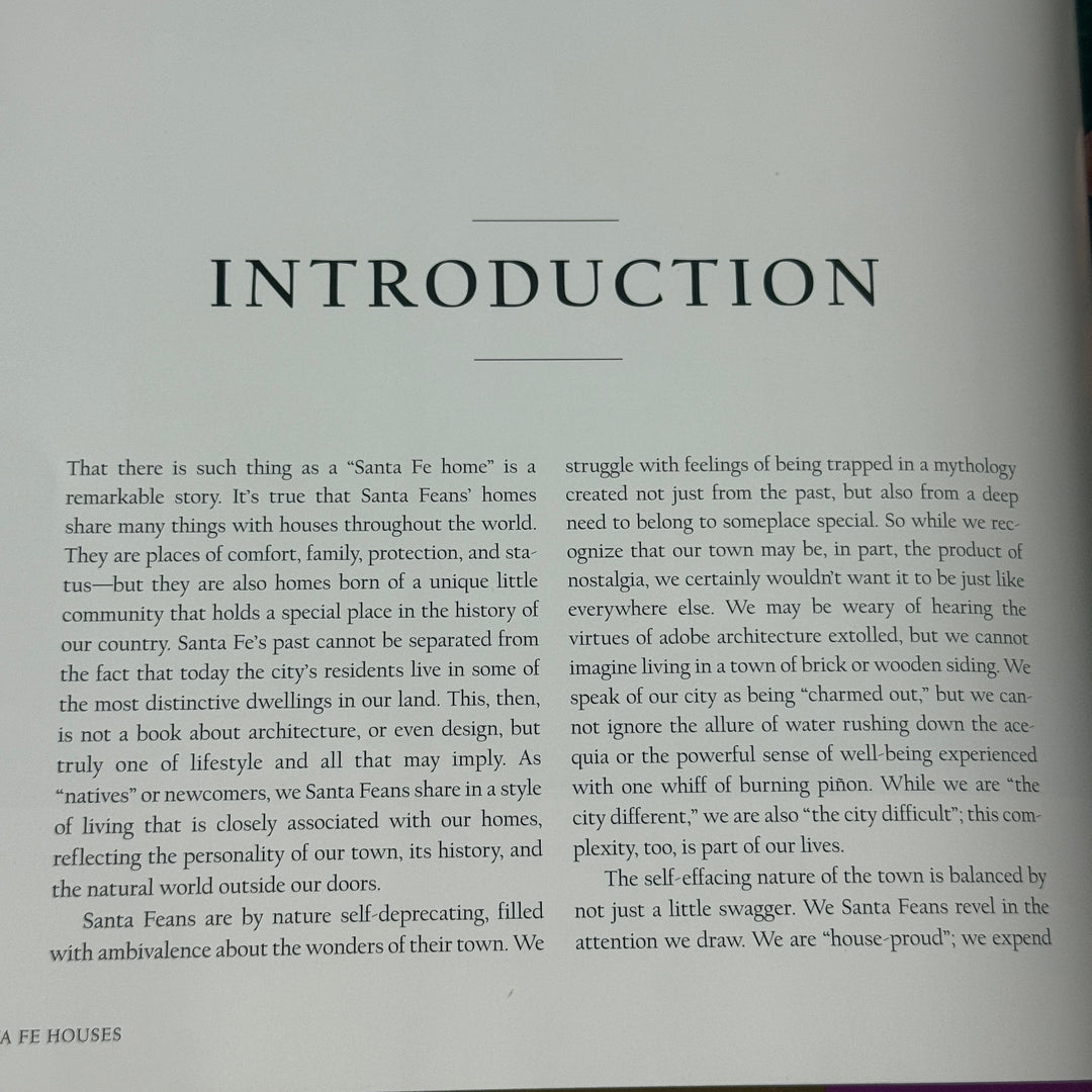 SANTA FE HOUSES BOOK