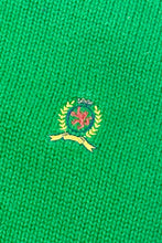 Cargar imagen en el visor de la galería, 1990’S TOMMY HILFIGER EMBROIDERED CREST KNIT SWEATER LARGE
